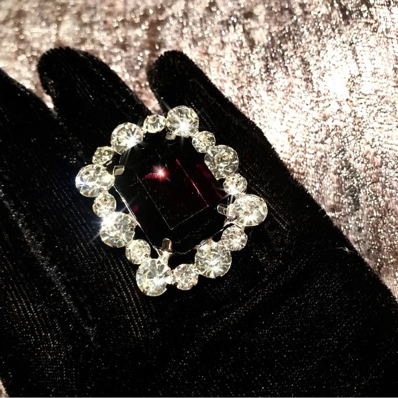 Cocktail Ring - Deep Claret - Picture 2 of 5